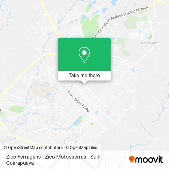 Mapa Zico Ferragens - Zico Motosserras - Stihl
