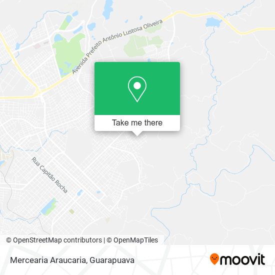 Mapa Mercearia Araucaria