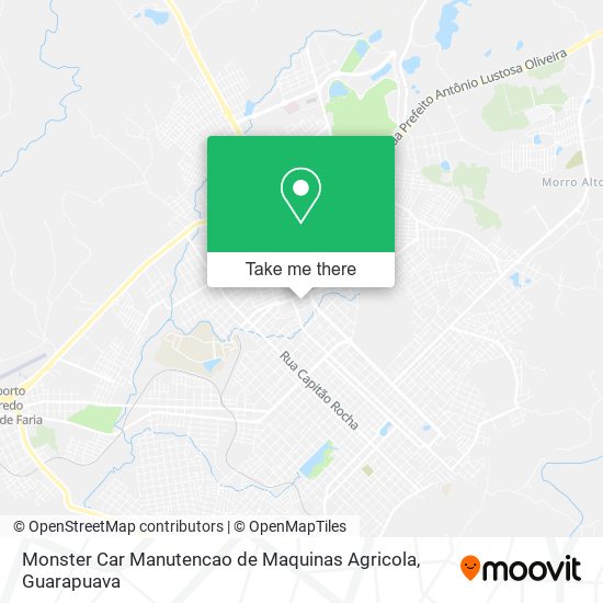 Mapa Monster Car Manutencao de Maquinas Agricola