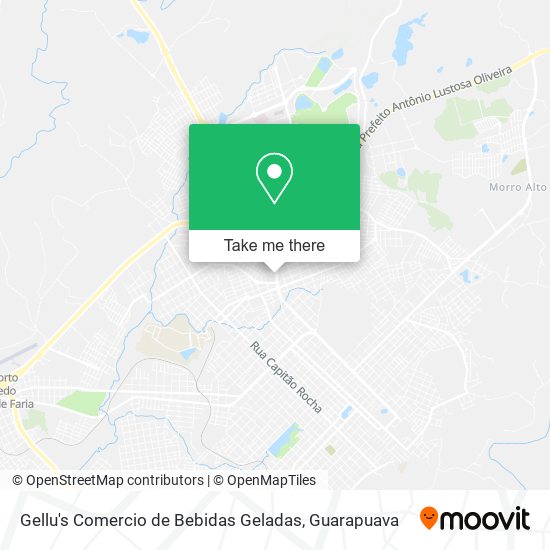 Mapa Gellu's Comercio de Bebidas Geladas