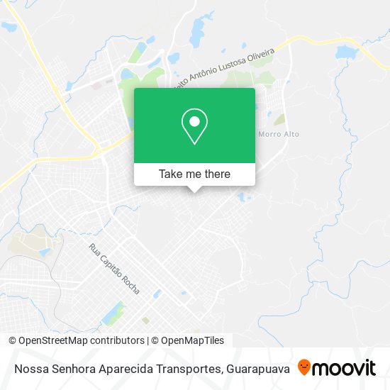 Nossa Senhora Aparecida Transportes map