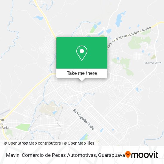 Mavini Comercio de Pecas Automotivas map