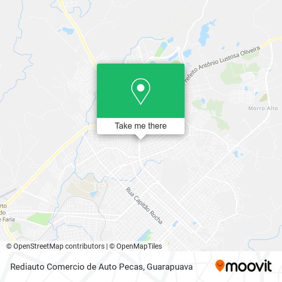 Rediauto Comercio de Auto Pecas map