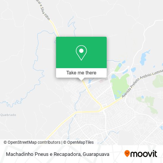 Machadinho Pneus e Recapadora map