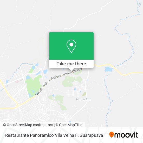 Mapa Restaurante Panoramico Vila Velha II