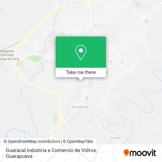 Guaracal Industria e Comercio de Vidros map