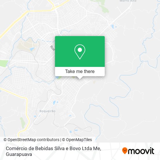Comércio de Bebidas Silva e Bovo Ltda Me map
