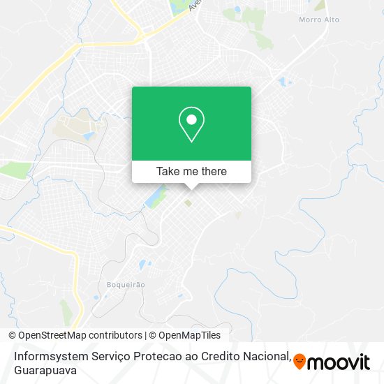 Informsystem Serviço Protecao ao Credito Nacional map
