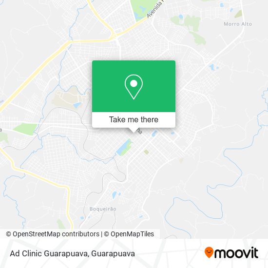 Ad Clinic Guarapuava map