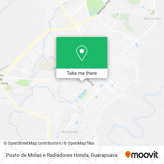 Posto de Molas e Radiadores Honda map