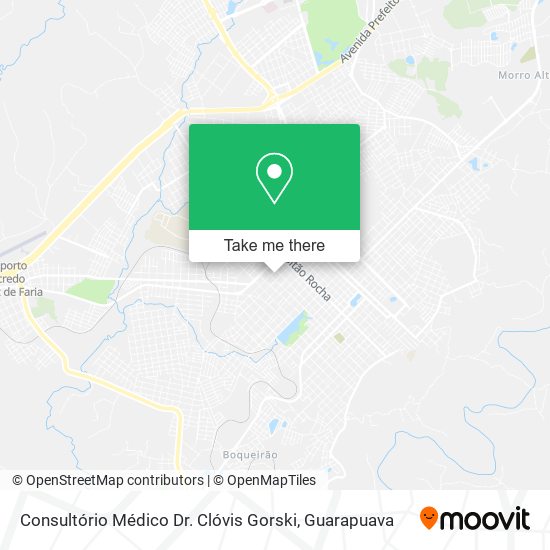 Mapa Consultório Médico Dr. Clóvis Gorski