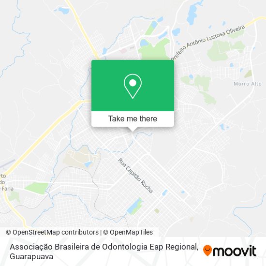 Associação Brasileira de Odontologia Eap Regional map