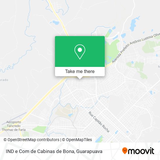 Mapa IND e Com de Cabinas de Bona