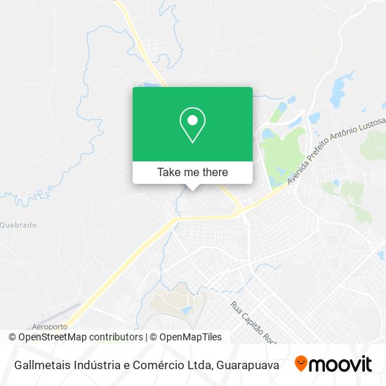 Gallmetais Indústria e Comércio Ltda map