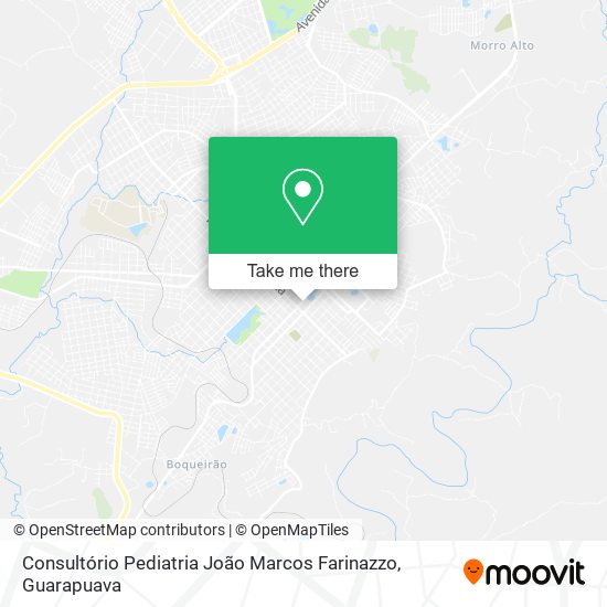 Mapa Consultório Pediatria João Marcos Farinazzo
