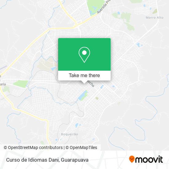 Curso de Idiomas Dani map