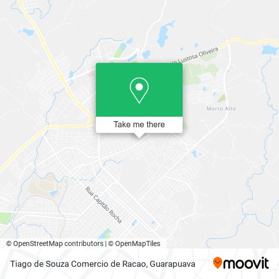 Mapa Tiago de Souza Comercio de Racao