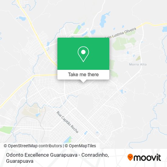 Mapa Odonto Excellence Guarapuava - Conradinho