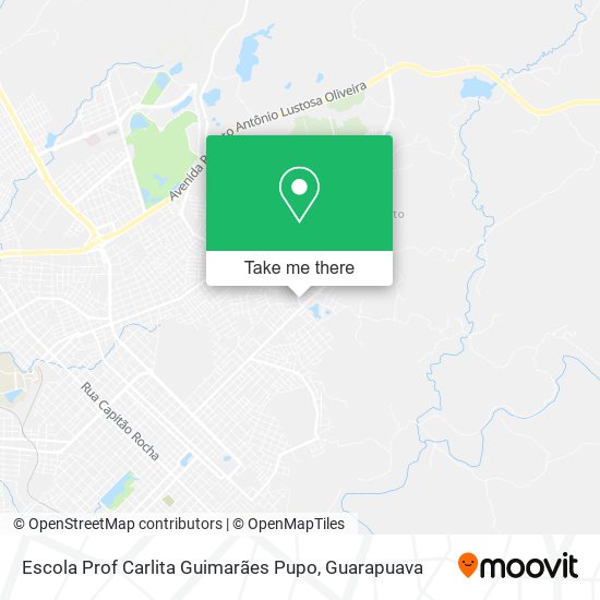 Mapa Escola Prof Carlita Guimarães Pupo