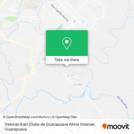 Mapa Veteran Kart Clube de Guarapuava Almix Internet