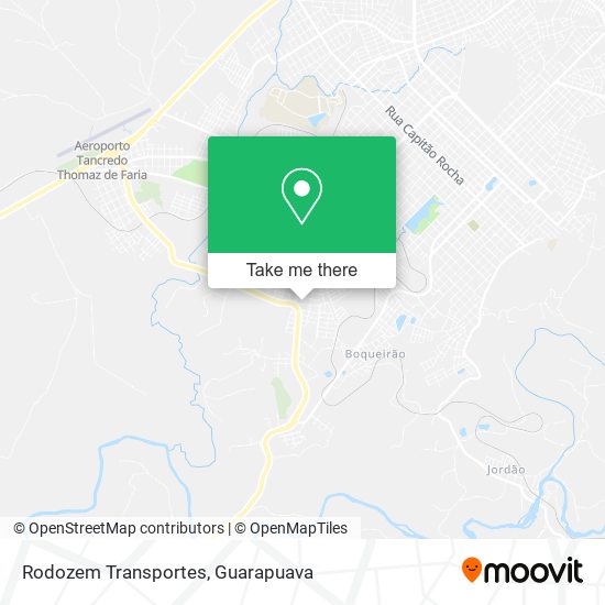 Mapa Rodozem Transportes