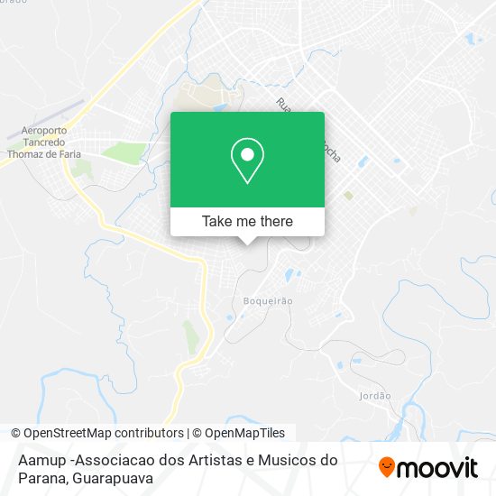 Aamup -Associacao dos Artistas e Musicos do Parana map