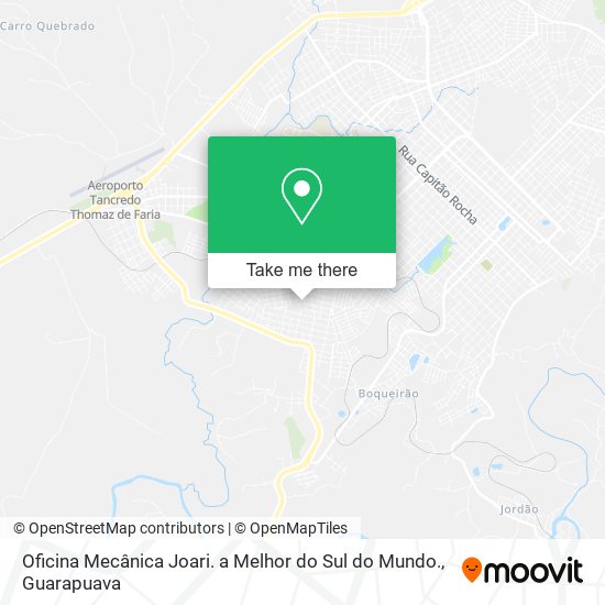 Mapa Oficina Mecânica Joari. a Melhor do Sul do Mundo.