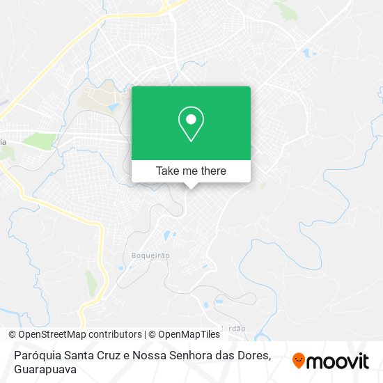 Mapa Paróquia Santa Cruz e Nossa Senhora das Dores