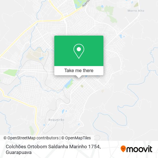 Colchões Ortobom Saldanha Marinho 1754 map