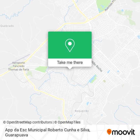 App da Esc Municipal Roberto Cunha e Silva map