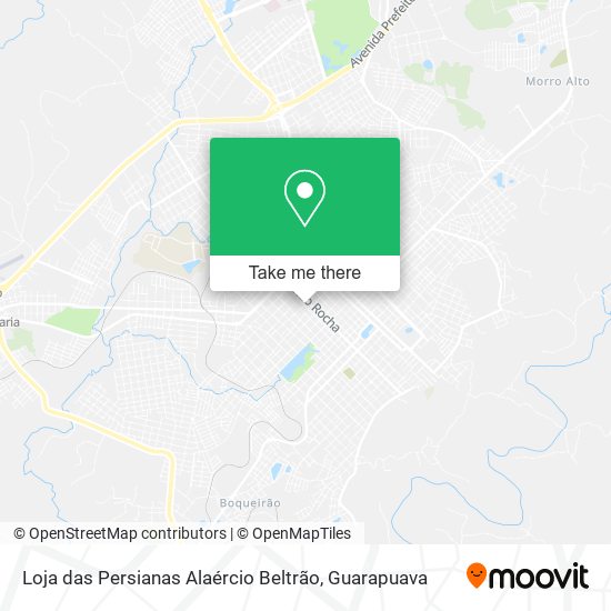 Mapa Loja das Persianas Alaércio Beltrão