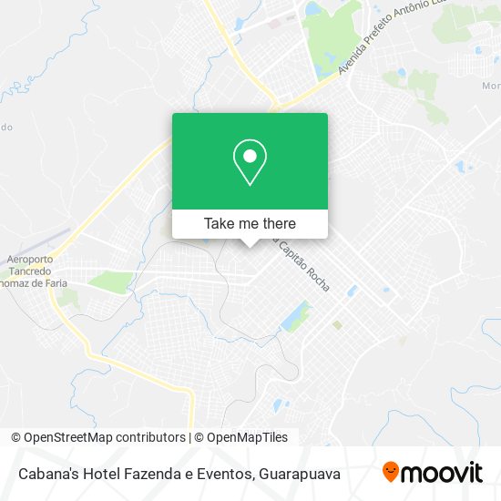 Mapa Cabana's Hotel Fazenda e Eventos