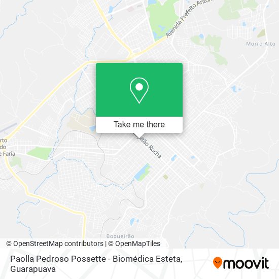 Paolla Pedroso Possette - Biomédica Esteta map