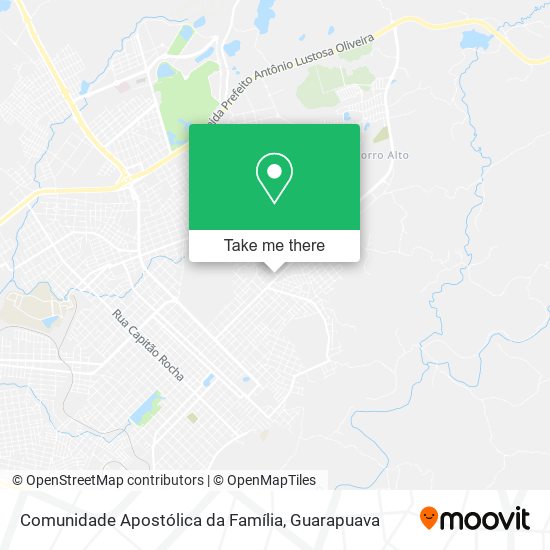 Mapa Comunidade Apostólica da Família