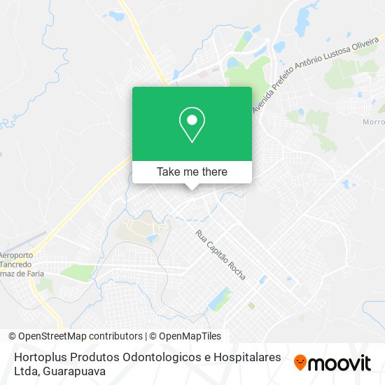 Mapa Hortoplus Produtos Odontologicos e Hospitalares Ltda