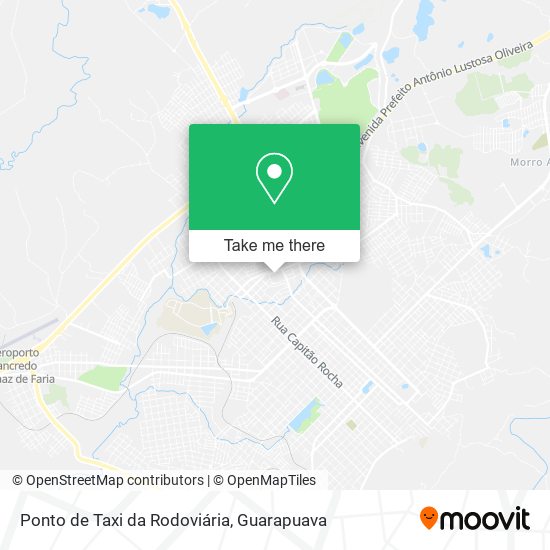 Ponto de Taxi da Rodoviária map