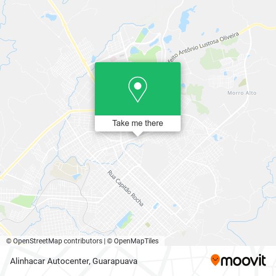 Alinhacar Autocenter map