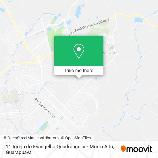 11 Igreja do Evangelho Quadrangular - Morro Alto map