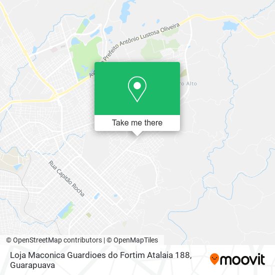 Loja Maconica Guardioes do Fortim Atalaia 188 map