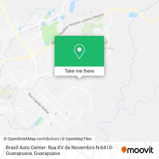 Brasil Auto Center- Rua XV de Novembro N:6410- Guarapuava map