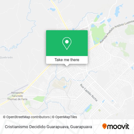 Cristianismo Decidido Guarapuava map
