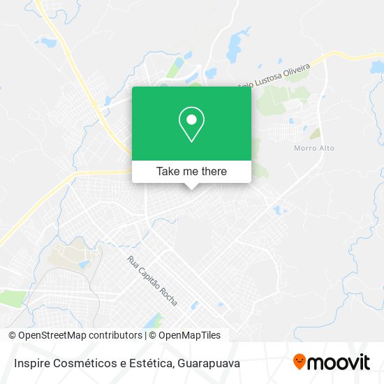 Inspire Cosméticos e Estética map