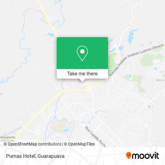Mapa Pumas Hotel