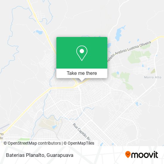 Baterias Planalto map