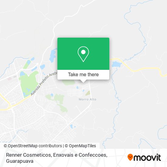 Renner Cosmeticos, Enxovais e Confeccoes map