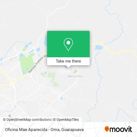 Oficina Mae Aparecida - Oma map