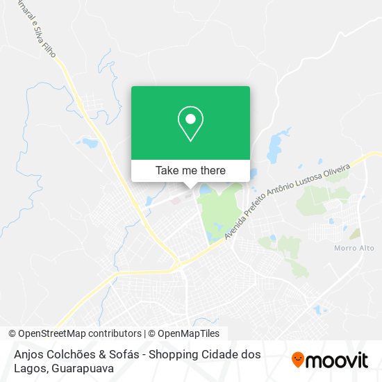 Anjos Colchões & Sofás - Shopping Cidade dos Lagos map