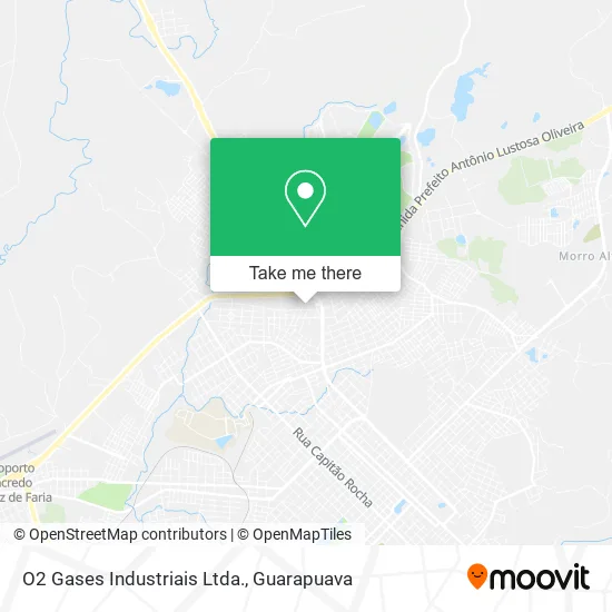 O2 Gases Industriais Ltda. map