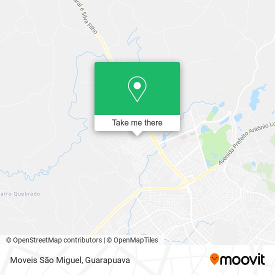Moveis São Miguel map