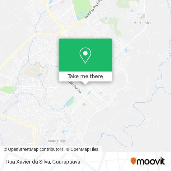 Rua Xavier da Silva map